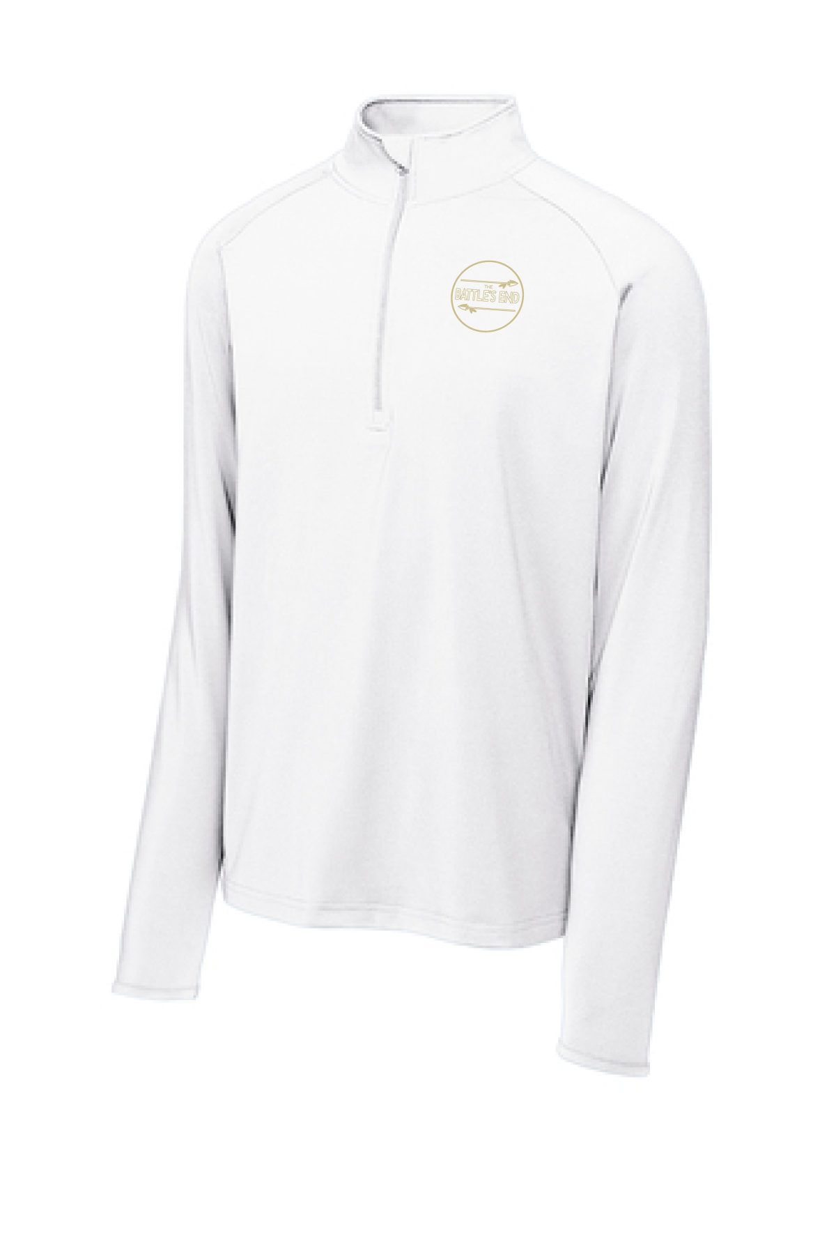 TBE Quarter Zip - White SportTek